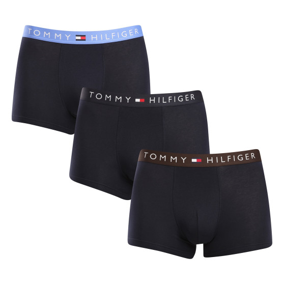 3PACK Boxershorts til mænd Tommy Hilfiger mørkeblå (UM0UM03181 0X0)