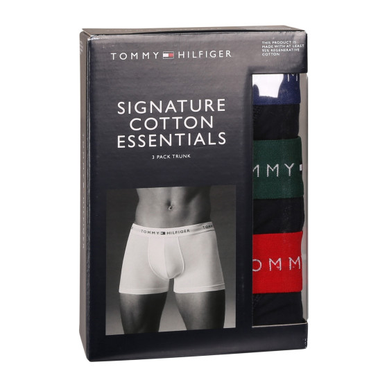 3PACK Boxershorts til mænd Tommy Hilfiger mørkeblå (UM0UM02763 0WN)