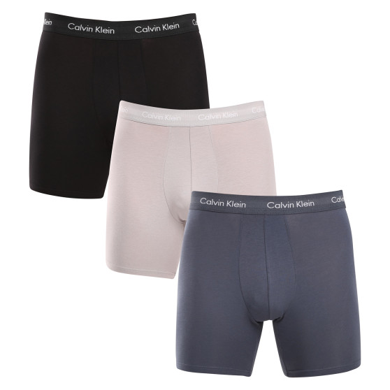 3PACK Boxershorts til mænd Calvin Klein flerfarvet (NB1770A-QRH)