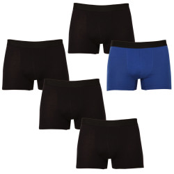 5PACK Boxershorts til mænd Nedeto flerfarvet (5NDTB1001)